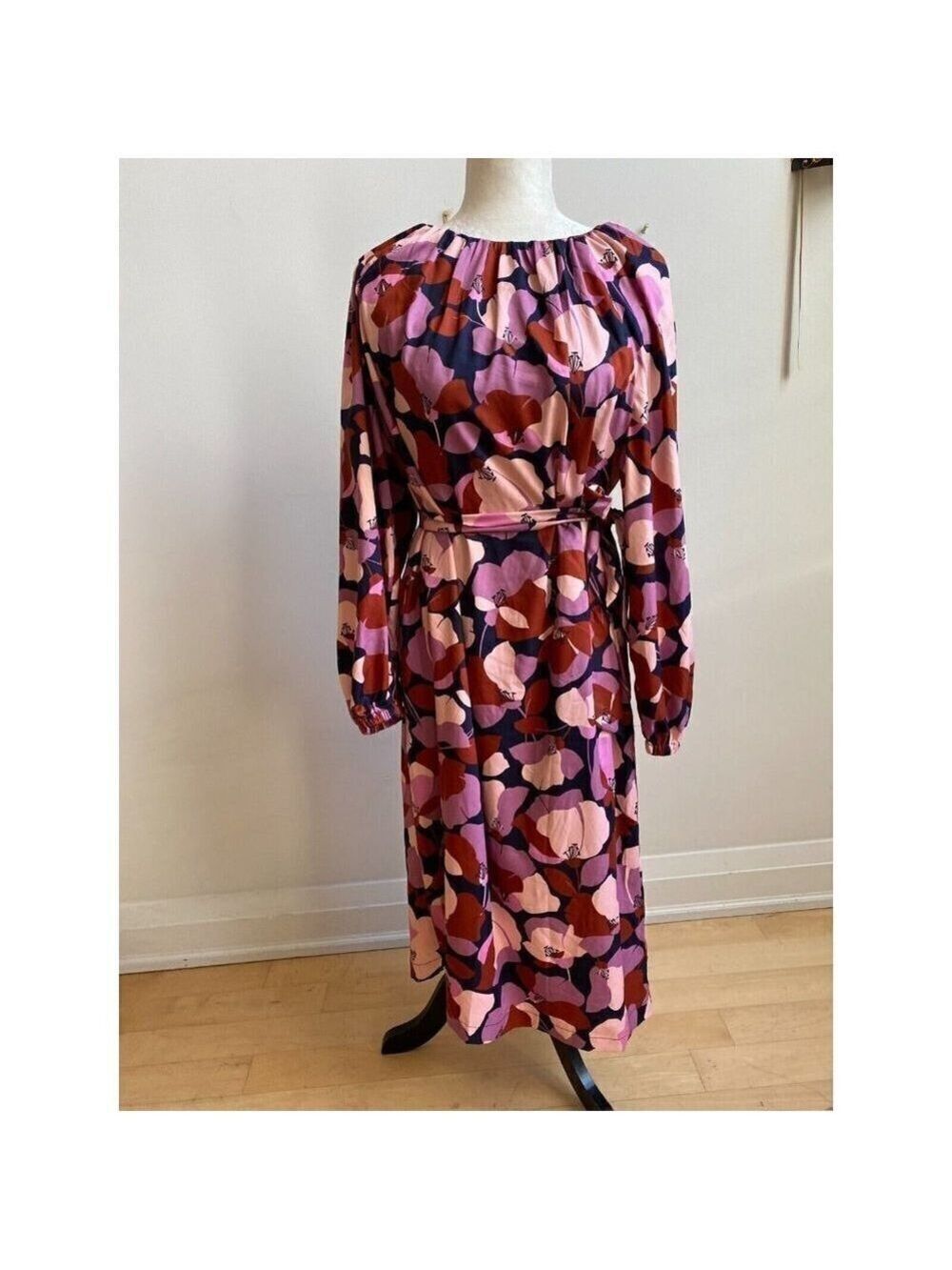 DONNA Morgan Women Floral Belted Dress BNWOT Sz 10 New